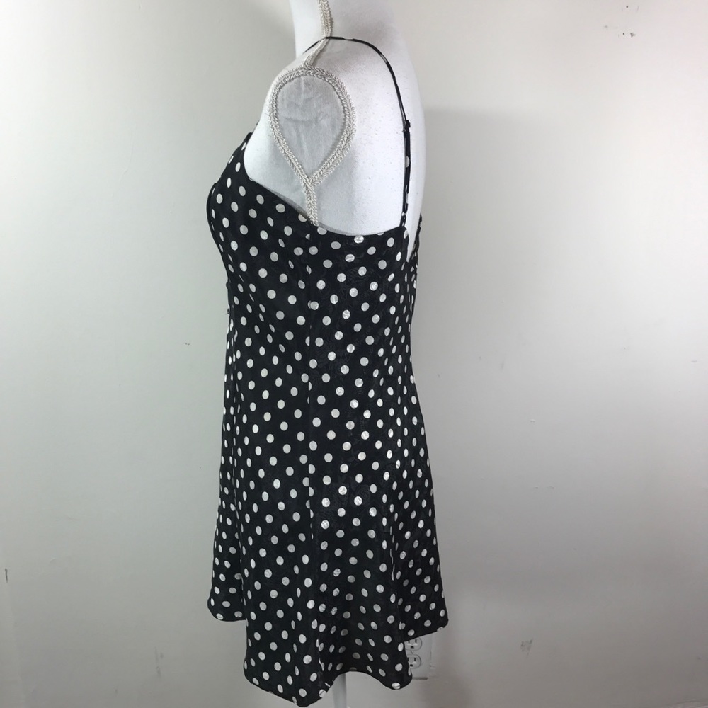 Vintage 90s gold label VS slip dress polka dot - Picture 3 of 5